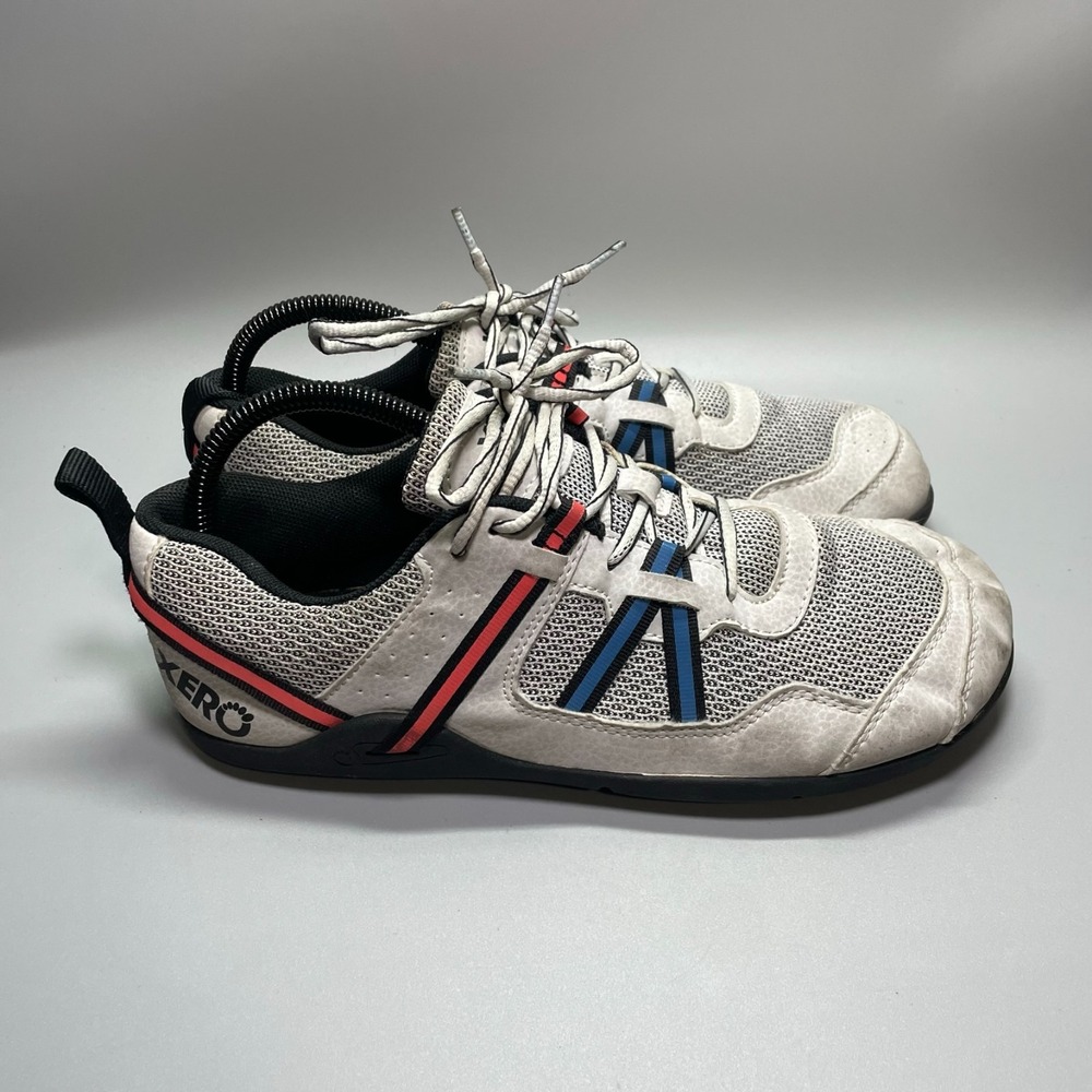 Xero Prio Men's Barefoot Minimalist Running Shoes Light Gray Size: 7.5